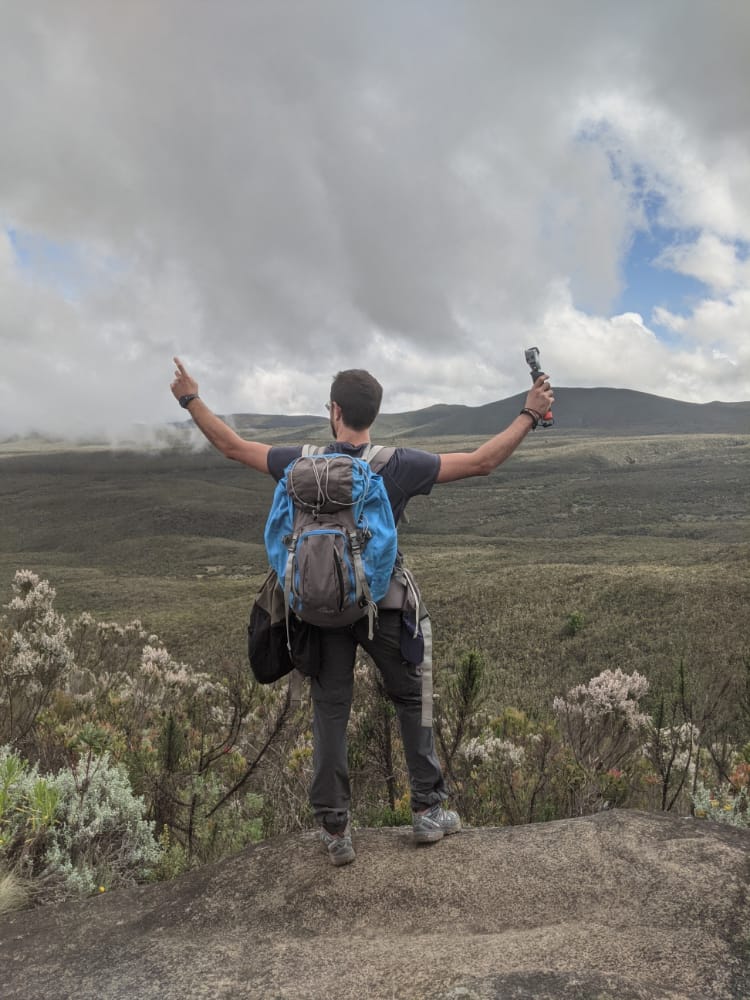 Machame camp to Shira cave
